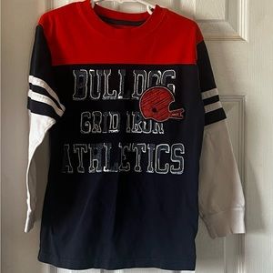 Vintage Oshkosh B’gosh Football Boys Long Sleeve Shirt